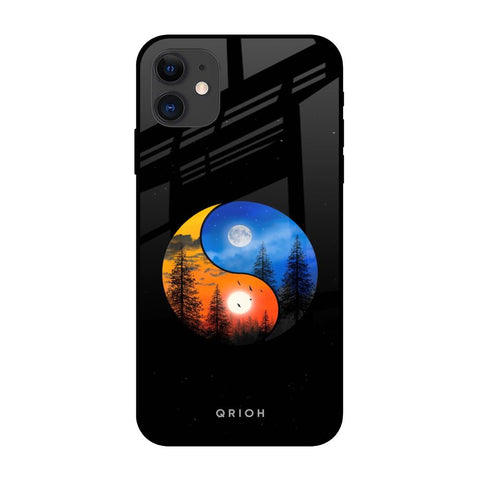 Yin Yang Balance iPhone 12 Glass Back Cover Online