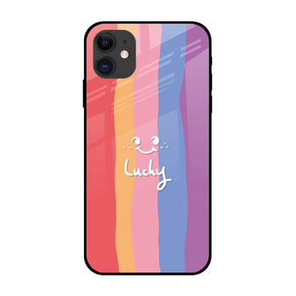 Lucky Abstract iPhone 12 Glass Back Cover Online