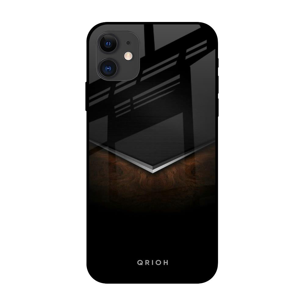 Dark Walnut iPhone 12 Glass Back Cover Online