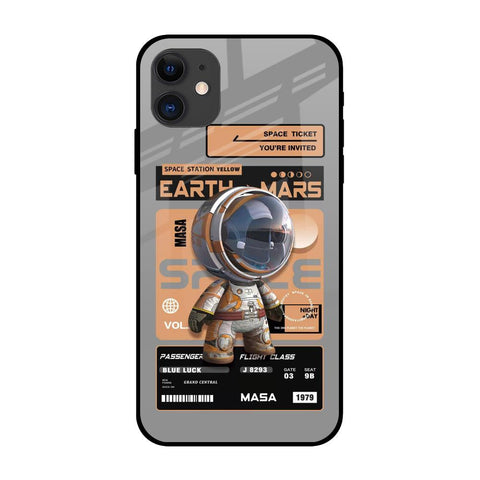 Space Ticket iPhone 12 Glass Back Cover Online