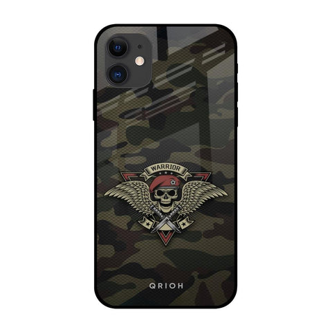 Army Warrior iPhone 12 Glass Back Cover Online