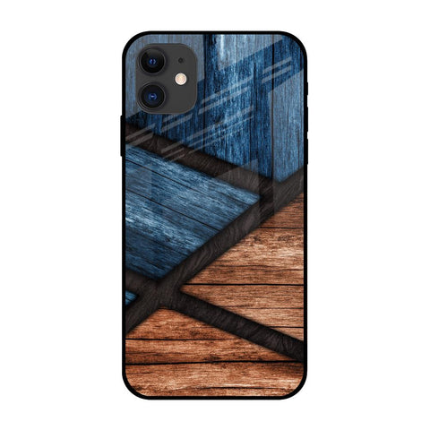 Wooden Tiles iPhone 12 Glass Back Cover Online