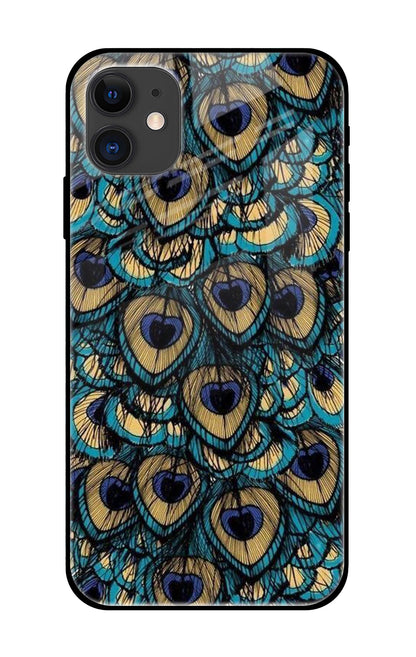Peacock Feathers iPhone 12 Glass Cases & Covers Online