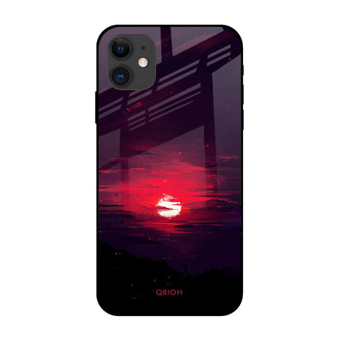 Morning Red Sky iPhone 12 Glass Cases & Covers Online