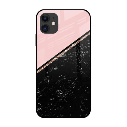 Marble Texture Pink iPhone 12 Glass Cases & Covers Online