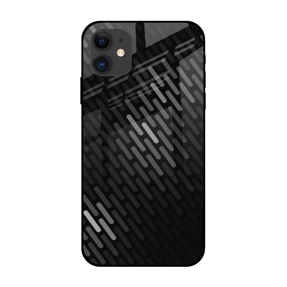 Dark Abstract Pattern iPhone 12 Glass Cases & Covers Online