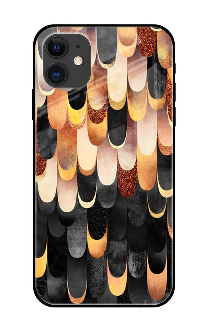 Bronze Abstract iPhone 12 Glass Cases & Covers Online
