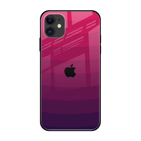 Wavy Pink Pattern iPhone 12 Glass Back Cover Online