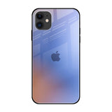 Blue Aura iPhone 12 Glass Back Cover Online