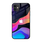 Colorful Fluid iPhone 12 Glass Back Cover Online