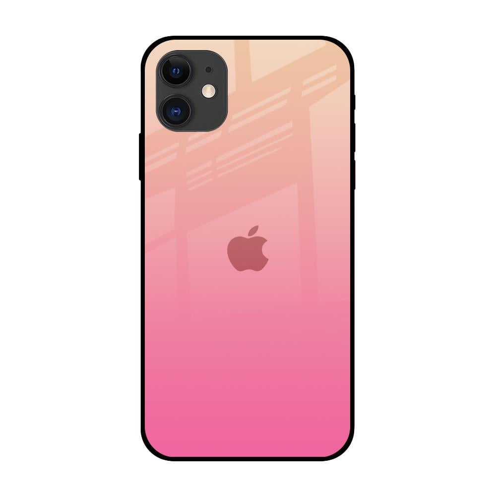 Pastel Pink Gradient iPhone 12 Glass Back Cover Online