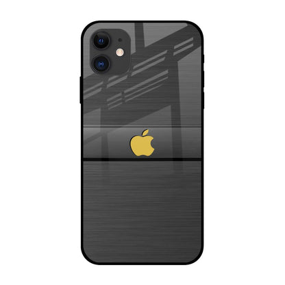 Grey Metallic Glass iPhone 12 Glass Back Cover Online