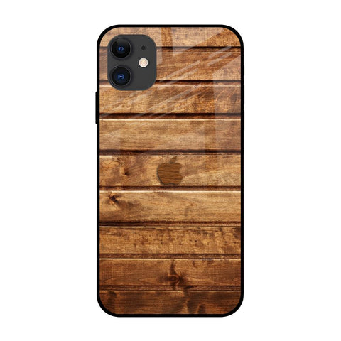 Wooden Planks iPhone 12 Glass Back Cover Online