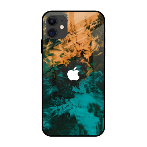 Watercolor Wave iPhone 12 Glass Back Cover Online