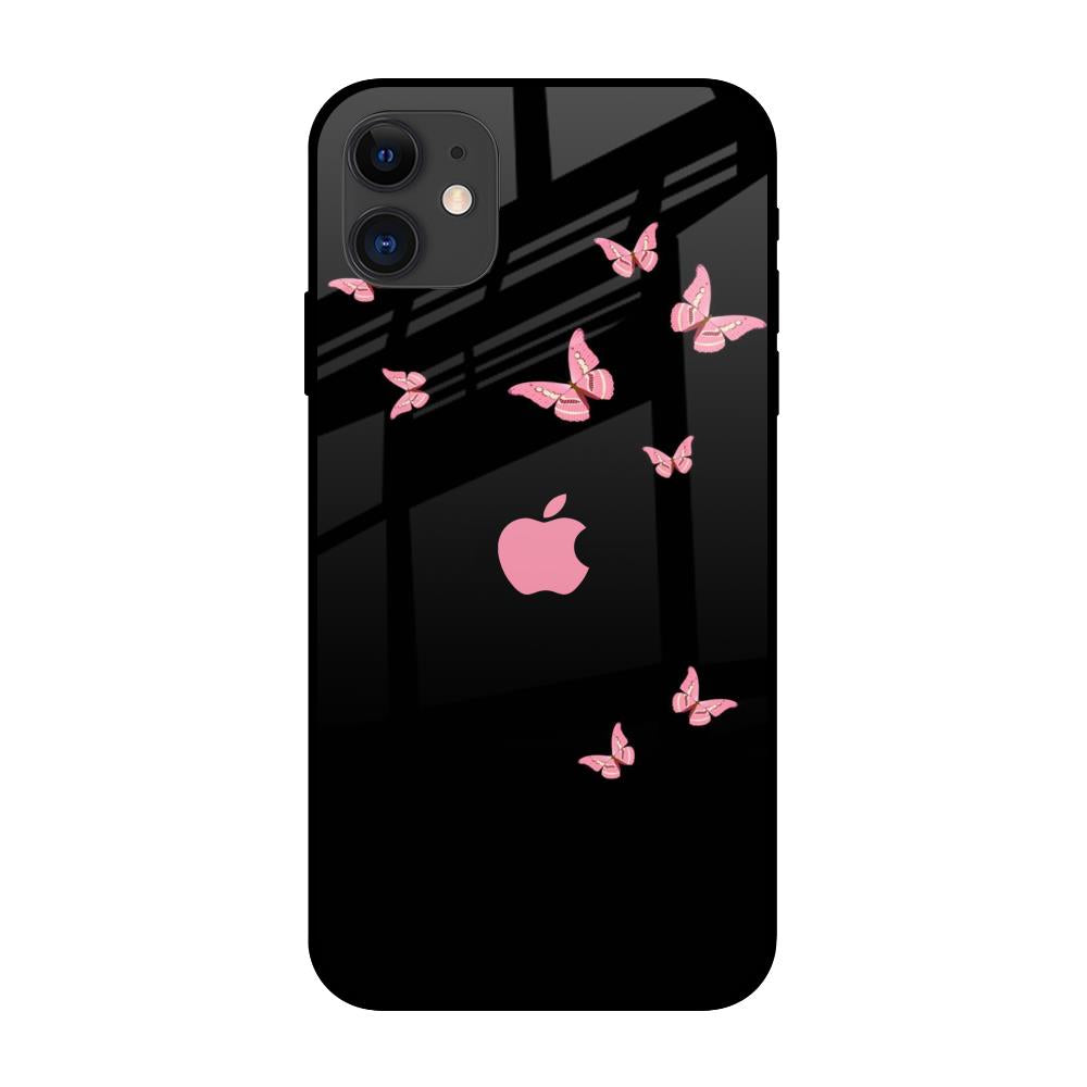 Fly Butterfly iPhone 12 Glass Back Cover Online