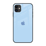 Pastel Sky Blue iPhone 12 Glass Back Cover Online