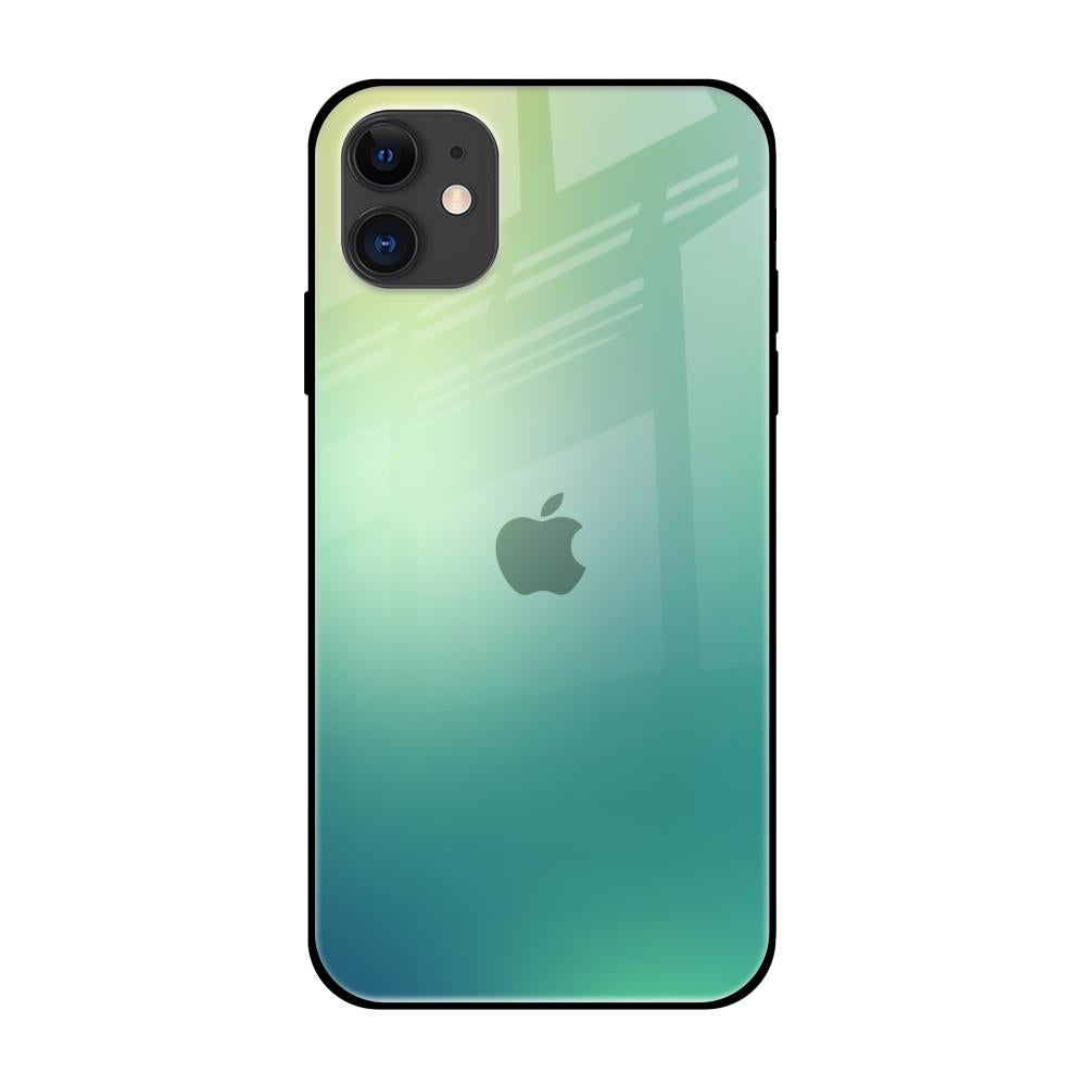 Dusty Green iPhone 12 Glass Back Cover Online