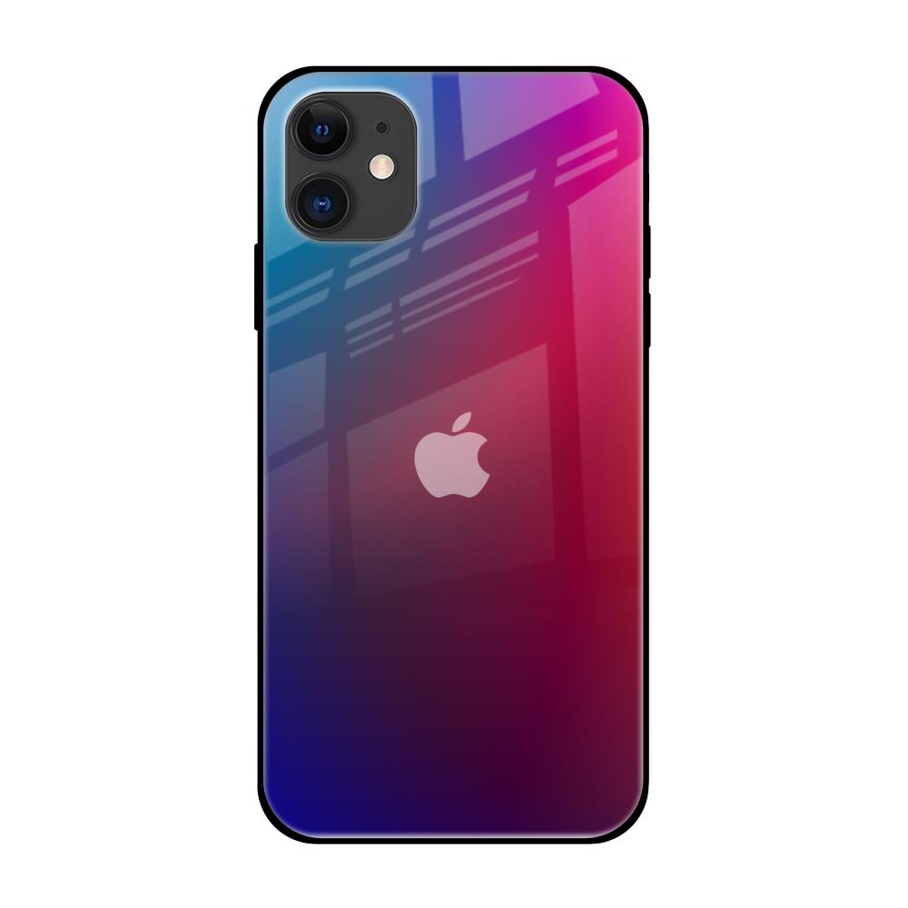 Magical Color Shade iPhone 12 Glass Back Cover Online