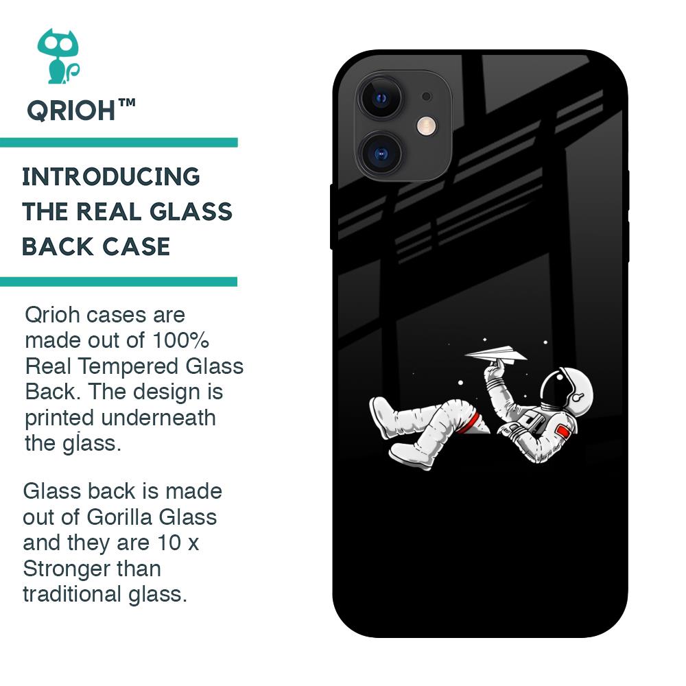 Space Traveller Glass Case for iPhone 12