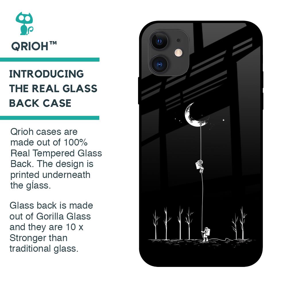 Catch the Moon Glass Case for iPhone 12