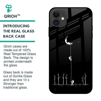Catch the Moon Glass Case for iPhone 12