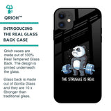 Real Struggle Glass Case for iPhone 12
