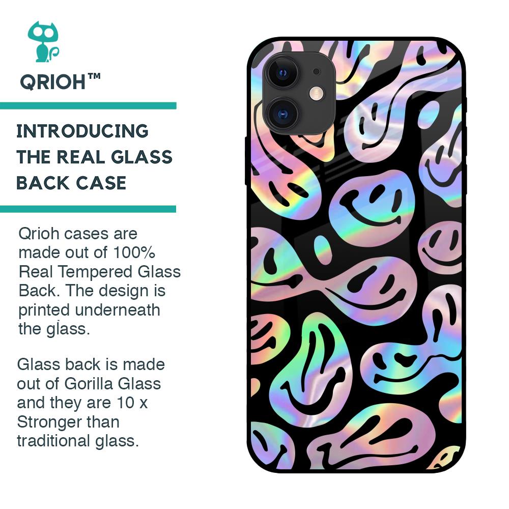 Acid Smile Glass Case for iPhone 12