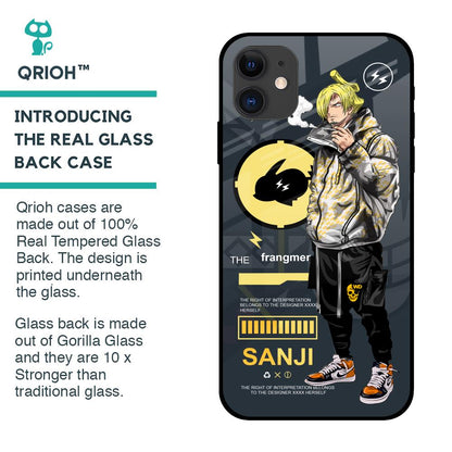 Cool Sanji Glass Case for iPhone 12