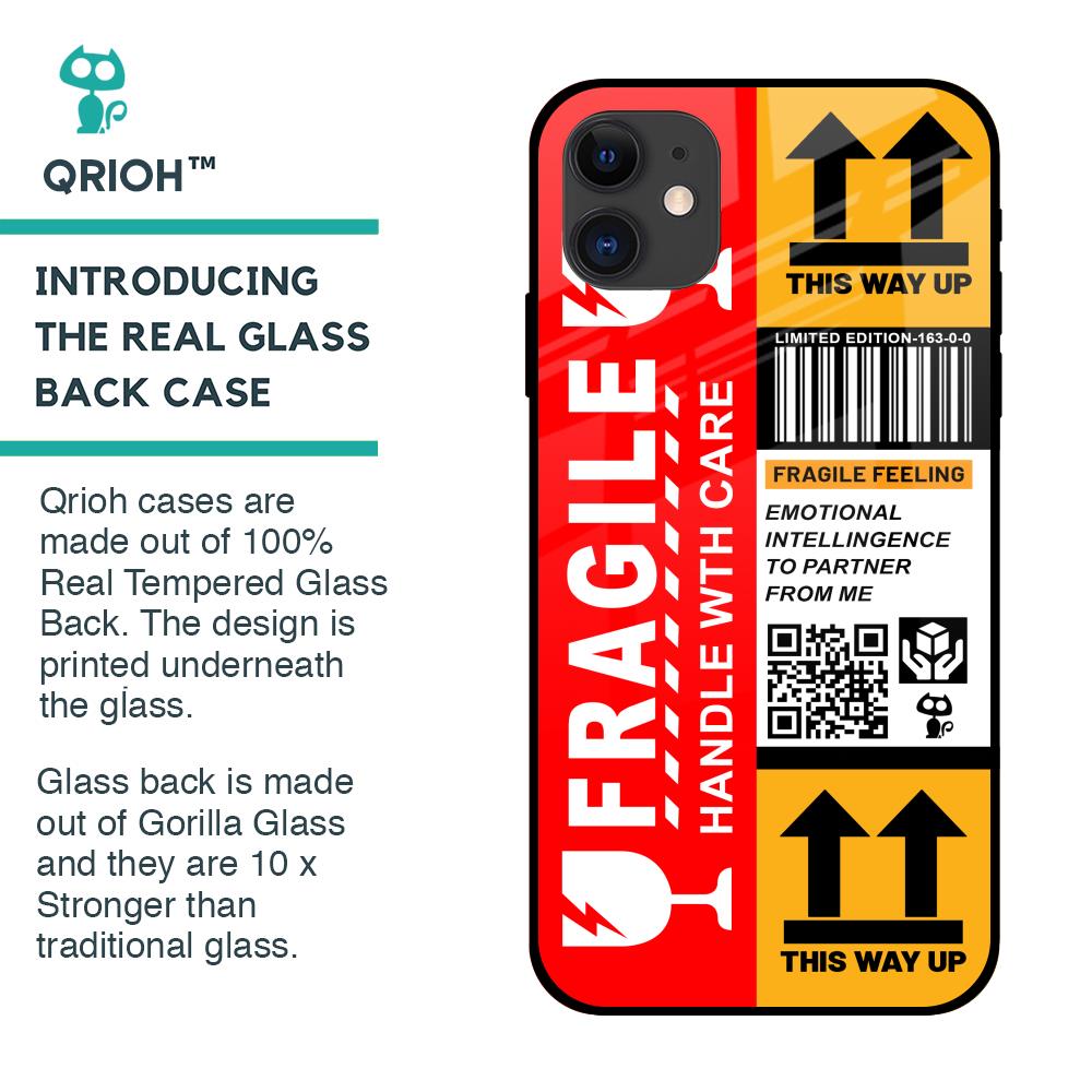 Handle With Care Glass Case for iPhone 12