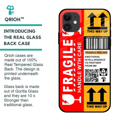 Handle With Care Glass Case for iPhone 12