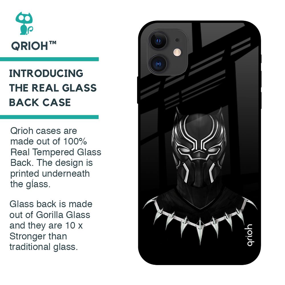 Dark Superhero Glass Case for iPhone 12