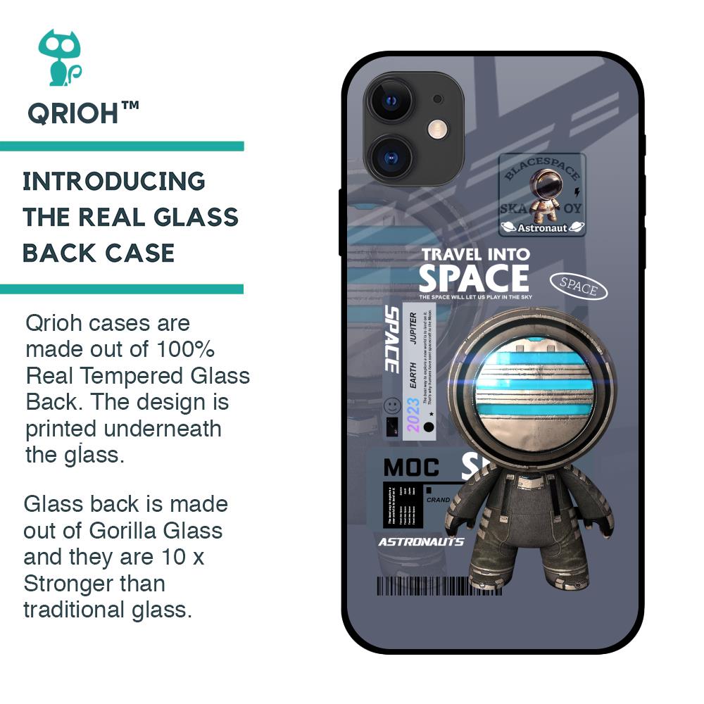 Space Travel Glass Case for iPhone 12