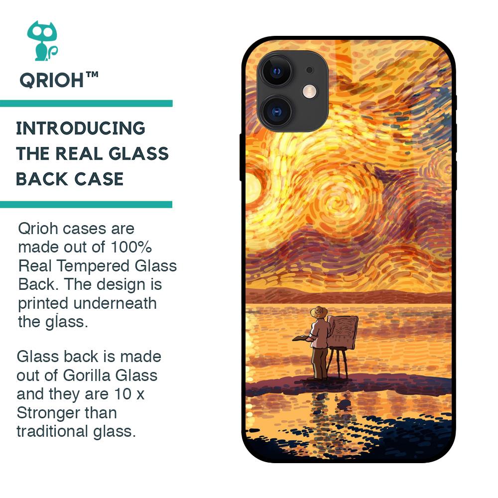 Sunset Vincent Glass Case for iPhone 12