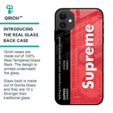 Supreme Ticket Glass Case for iPhone 12
