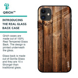 Timber Printed Glass case for iPhone 12