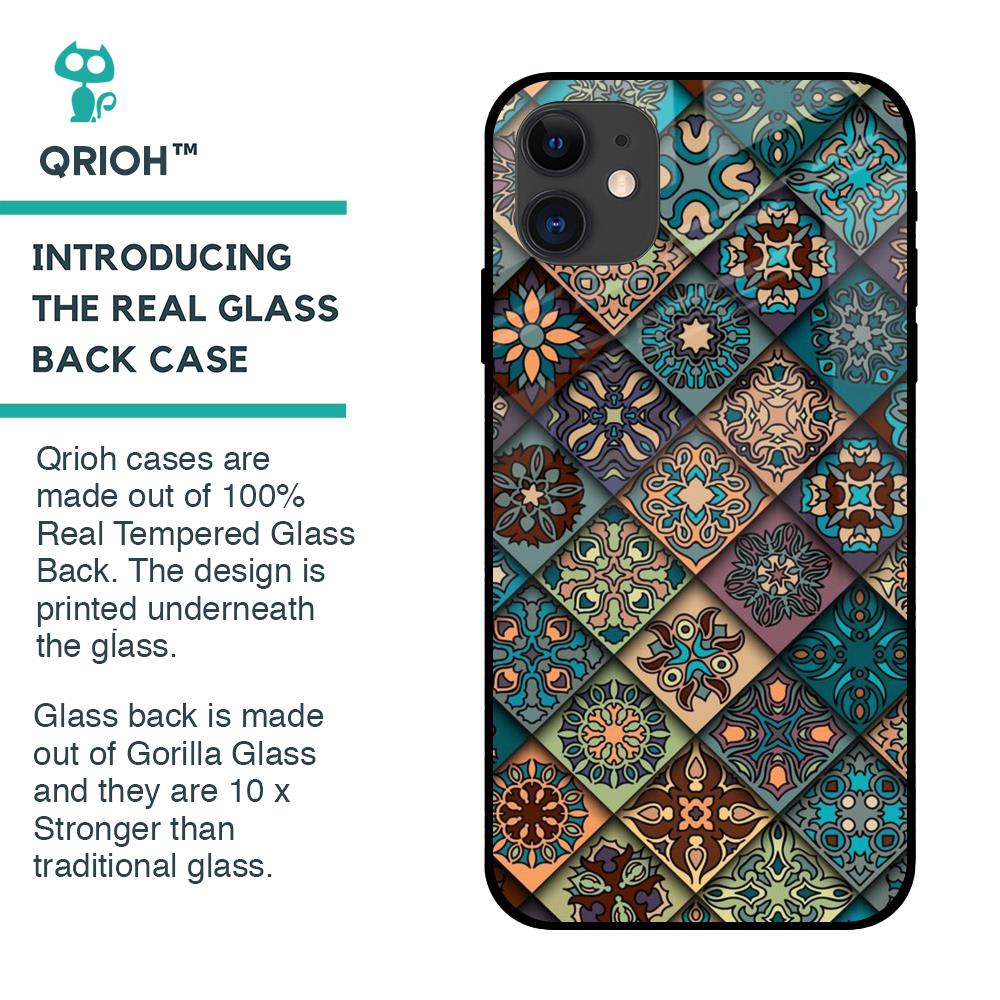 Retro Art Glass case for iPhone 12