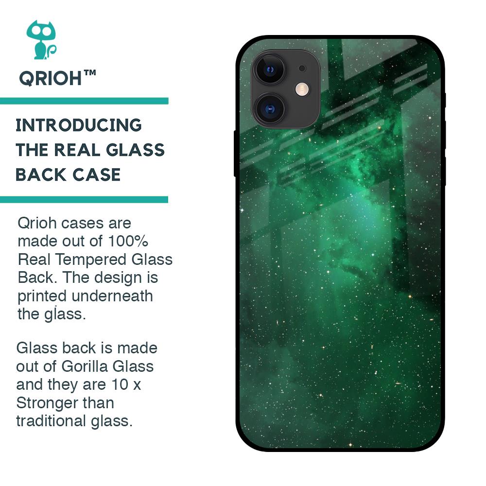 Emerald Firefly Glass Case For iPhone 12