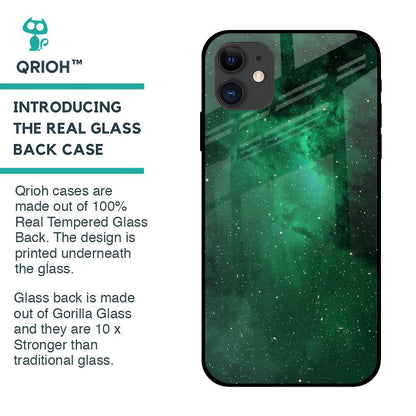 Emerald Firefly Glass Case For iPhone 12