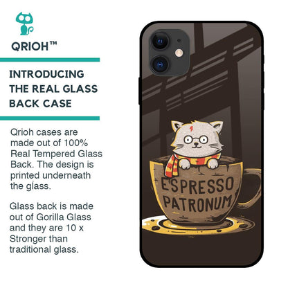 Tea With Kitty Glass Case For iPhone 12