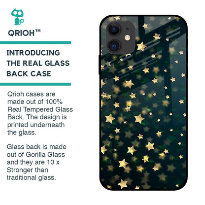 Dazzling Stars Glass Case For iPhone 12