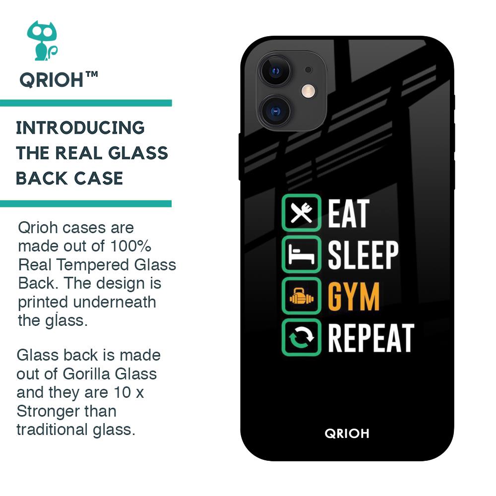 Daily Routine Glass Case for iPhone 12