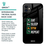 Daily Routine Glass Case for iPhone 12