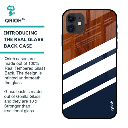 Bold Stripes Glass case for iPhone 12