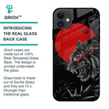 Red Moon Tiger Glass Case for iPhone 12
