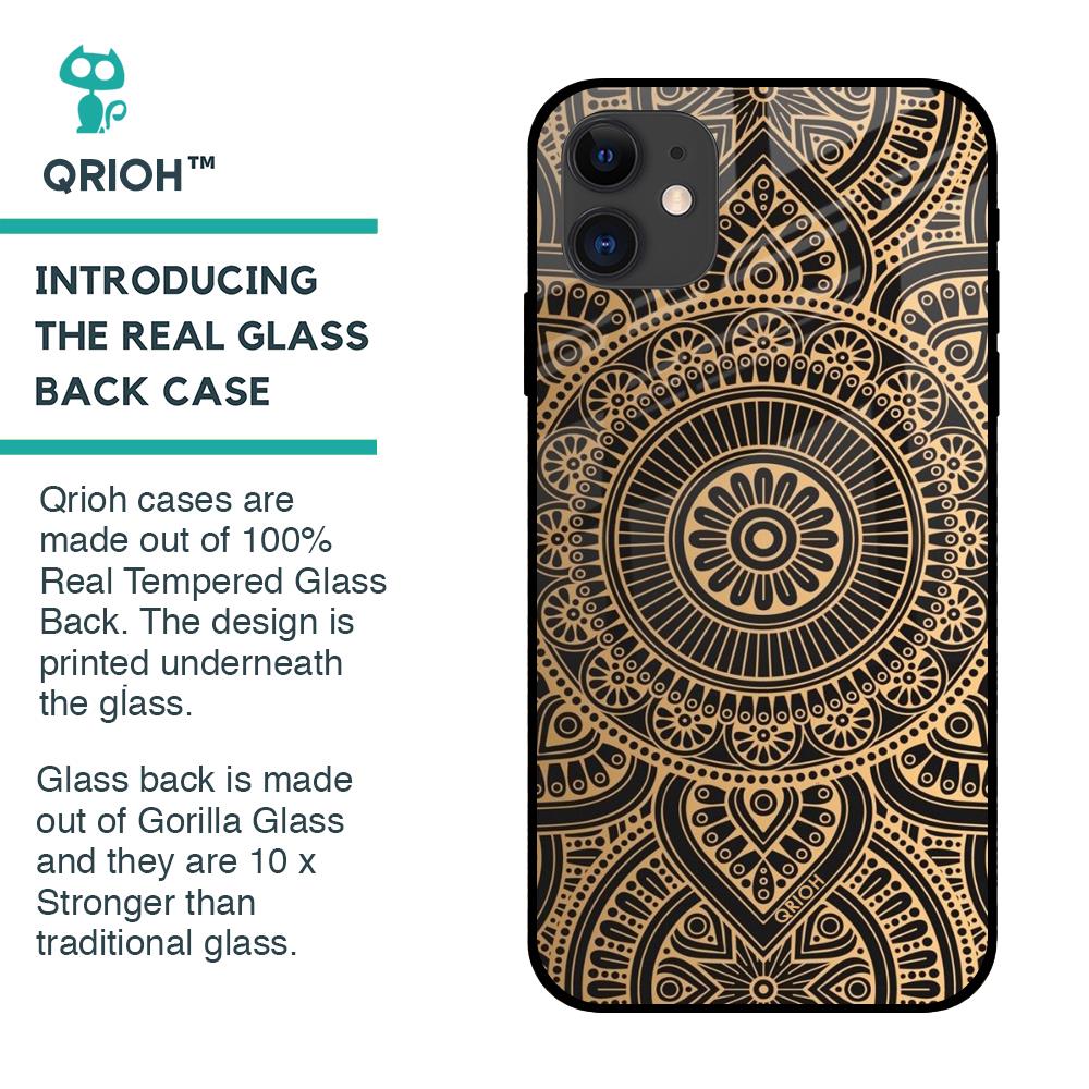 Luxury Mandala Glass Case for iPhone 12