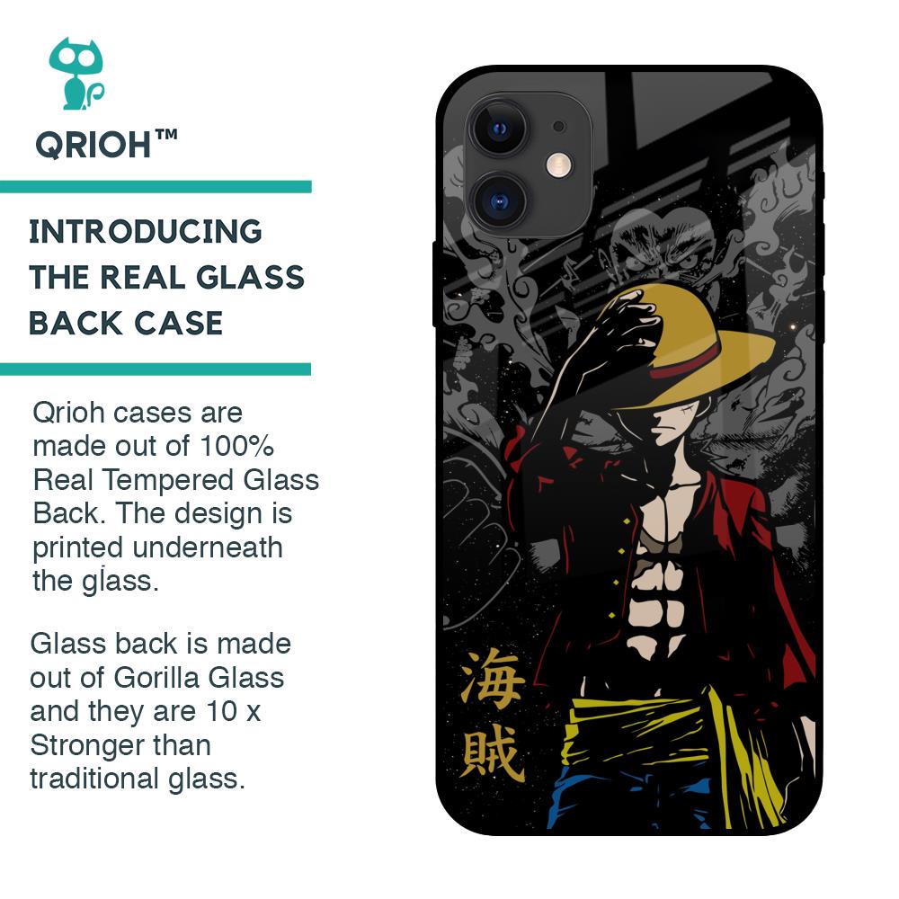 Dark Luffy Glass Case for iPhone 12