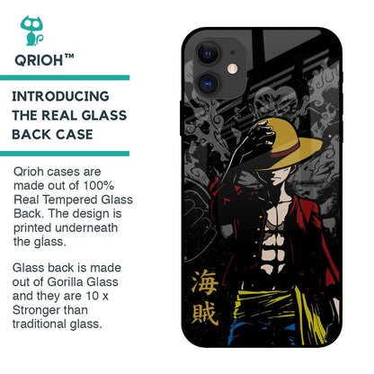 Dark Luffy Glass Case for iPhone 12
