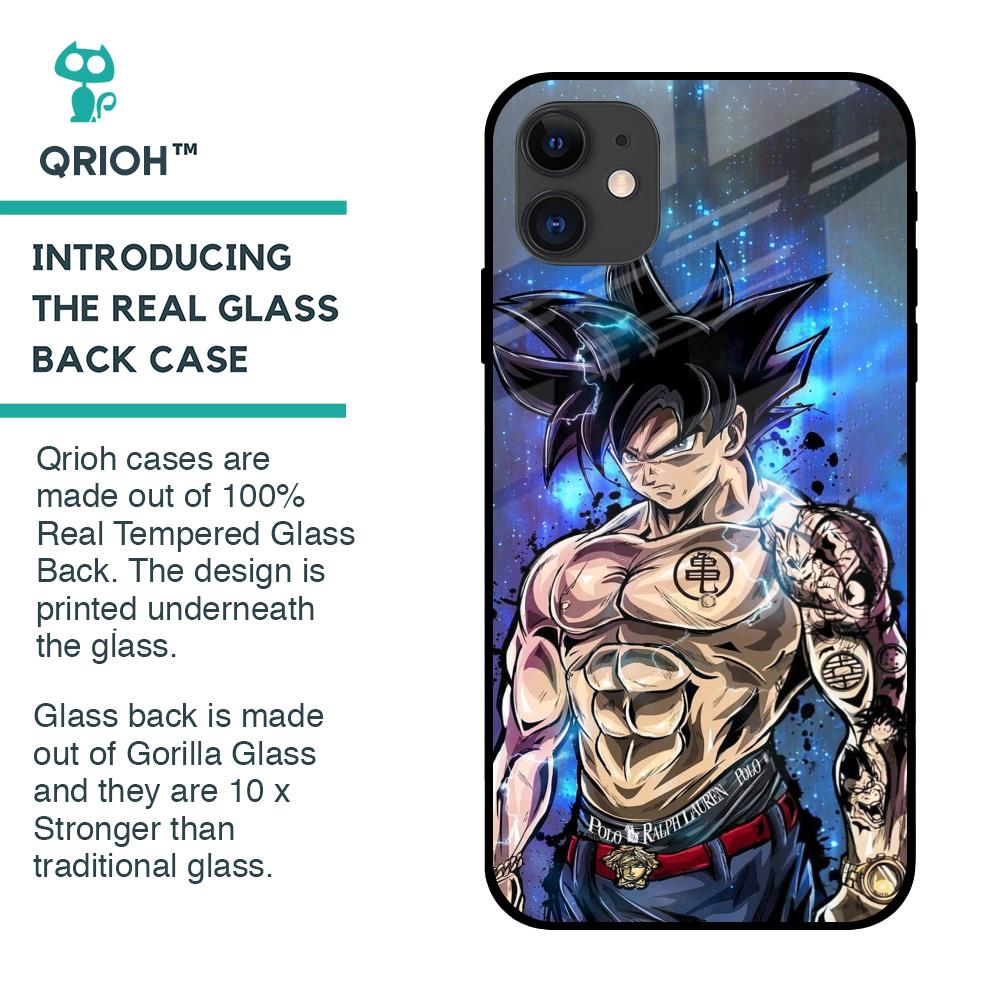 Branded Anime Glass Case for iPhone 12