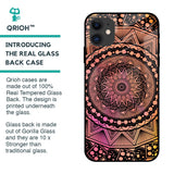 Floral Mandala Glass Case for iPhone 12