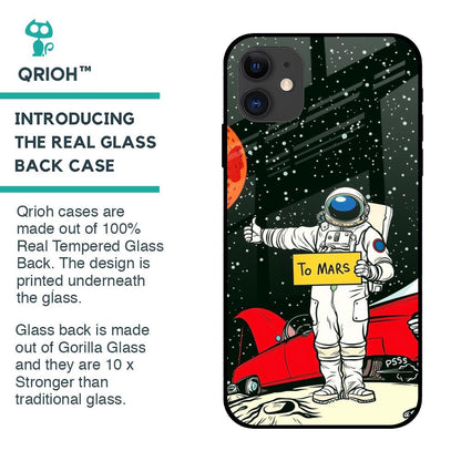 Astronaut on Mars Glass Case for iPhone 12